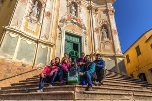 Cervo Progetto Google Trekker Liguriawow foto di una parte della squadra